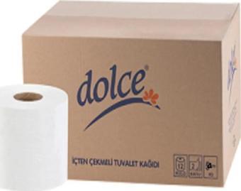 Dolce Içten Çekmeli -tuvalet Kağıdı Mini 12 Rulo Çift Kat 4 Kg Ekonomik