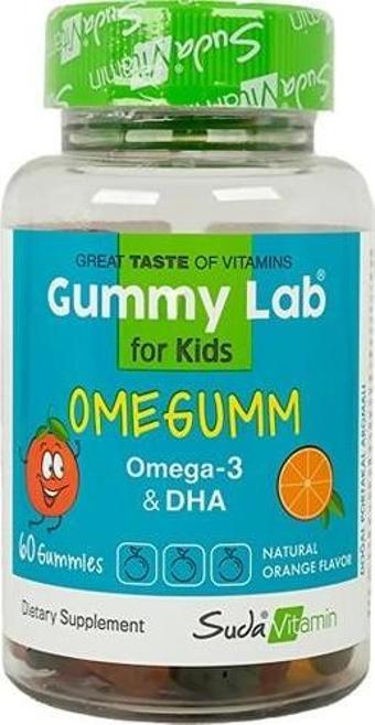 Suda Collagen  Gummy Lab Omegumm For Kids 60 Çiğnenebilir Form