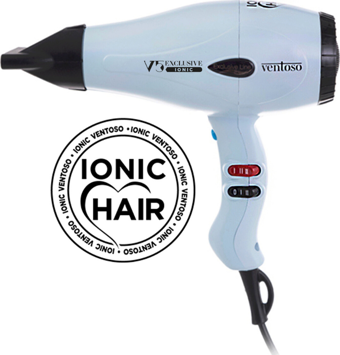 Ventoso V5 Exclusive İyonik 2500 W Profesyonel Fön Makinesi Bluish