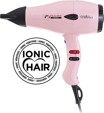 Ventoso V5 Exclusive İyonik 2500 W Profesyonel Fön Makinesi Pinky