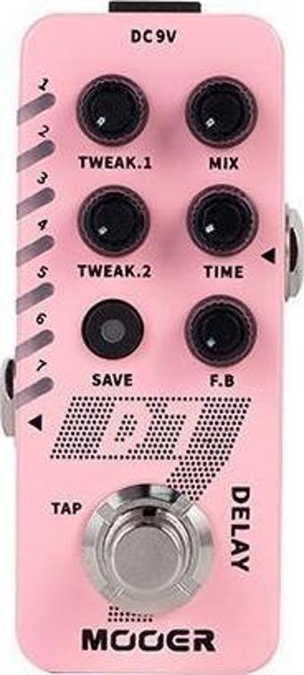 Mooer D7 Delay / Looper Gitar Pedalı