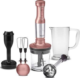 Karaca Mastermaid Prosteel Uzun Blender Ayaklı 6 Bıçaklı Blender Seti Rosegold Inox 2000 W