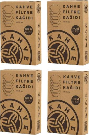 Kahve Dünyası Filtre Kahve Kağıdı 80 Lix4 Adet