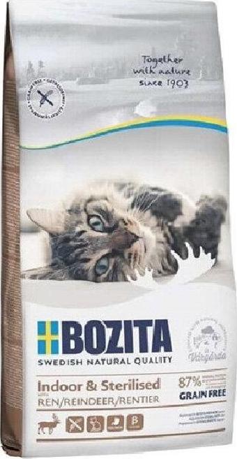 Bozita İndoor Sterilsed Tahılsız Geyikli Kedi Maması 10 KG