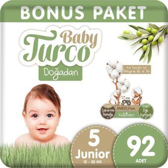 Baby Turco Çocuk Bezi Bonus Paket No:5 92 Li