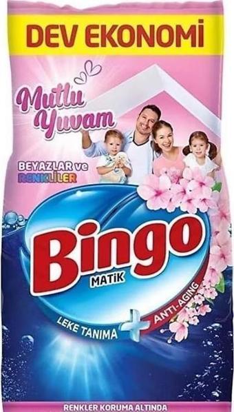 Bingo Matik 8 Kg Renkli & Beyaz Mutlu Yuvam