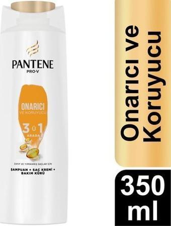 Pantene Şampuan 350 Ml 3 In 1 Onarıcı Koruyucu