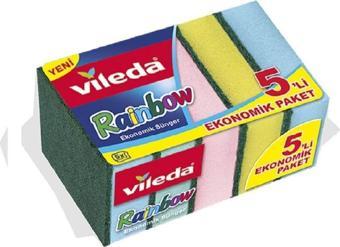 Vileda Rainbow Bulaşık Süngeri 5li