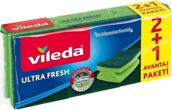 Vileda Sünger Ultra Fresh Oluklu 3 Lü