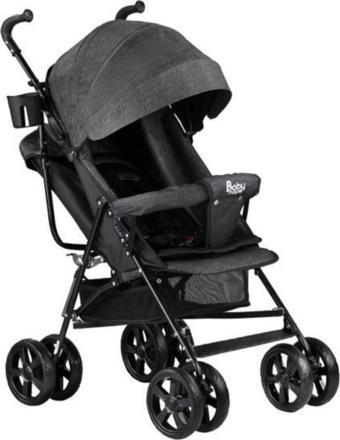 BabyHope SA7 Baston Bebek Arabası Siyah