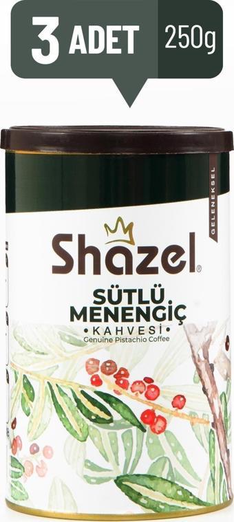 Shazel Sütlü Menengiç Kahvesi - 3 Adet X 250 gr