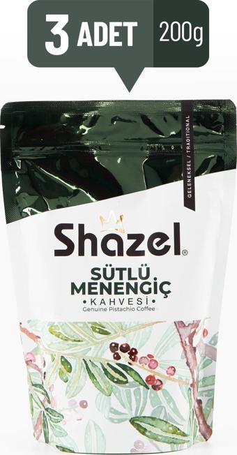 Shazel Sütlü Menengiç Kahvesi 3'lü X 200 gr