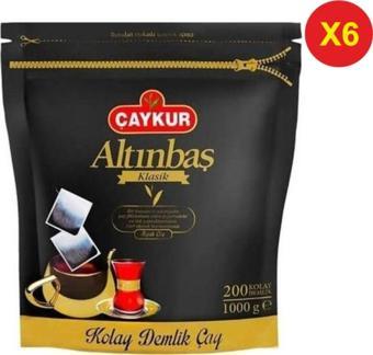 Çaykur Altınbaş Demlik Çay 5 Gr X 200 Adet X6