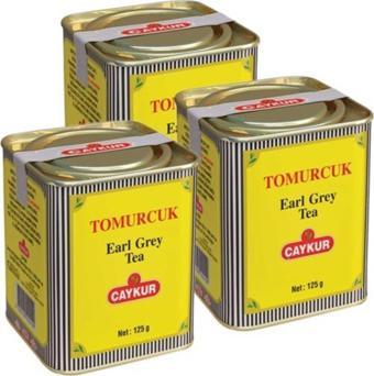 Çaykur Tomurcuk Earl Grey 200 gr 3'lü Teneke Çay