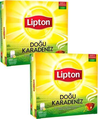 Lipton Doğu Karadeniz Bardak Poşet Çay 100'lü X 2 Adet