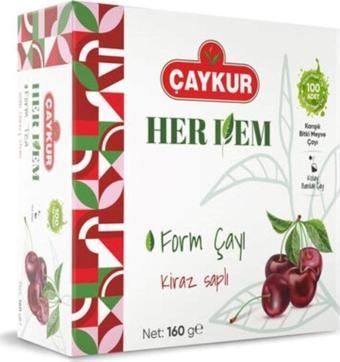 Çaykur Herdem Kiraz Saplı Form Çay 16 Gram * 100 Adet