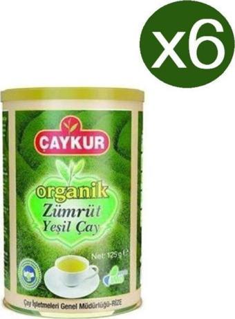 Çaykur Organik Zümrüt Yeşil Çay 125 gr X 6 Adet