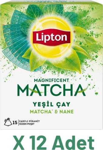 Lipton Matcha Nane Bardak Poşet Bitki Ve Meyve Çayı 15li X 12 Adet