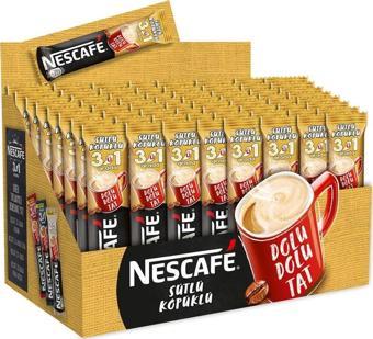 Nescafe 3ü1 Arada Sütlü Köpüklü 72'li