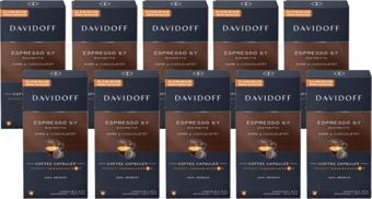 Davidoff Espresso 57 Rıstretto Dark&Chocolatey Aluminium Kapsül Kahve (100 Adet) (Nespresso Uyumlu)