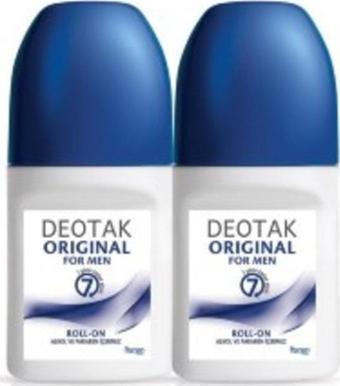 Deotak Original For Men Roll-on Deodorant 35 ml X 2 Adet