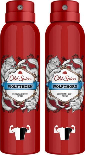 Old Spice Sprey Deodorant Wolfthorn 150 ml X 2 Adet