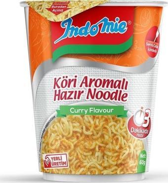 Indomie 24'lü Köri Aromalı Hazır Noodle Bardak