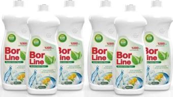 Borline Bor Katkılı Bulaşık Deterjanı 6 x 650 ml.