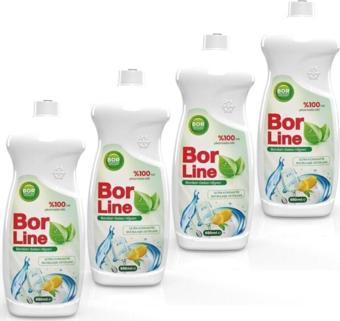 Borlıne % 100 Yerli Üretim Bor Katkılı Bulaşık Deterjanı 650 Ml 4 Adet