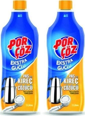 Porçöz 1000 ml Kreç Ve Pas Çözücü x 2 Adet