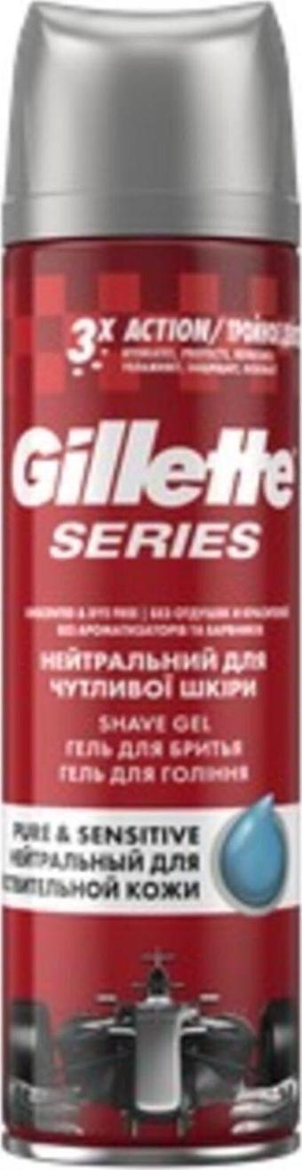 Gillette Series Traş Jeli Pure Sensitive 200 ml