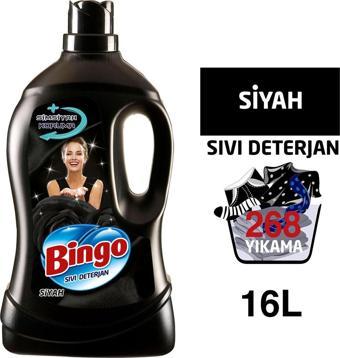 Bingo Sıvı Çamaşır Deterjanı Siyahlara Özel 4 Lt X 4 Adet