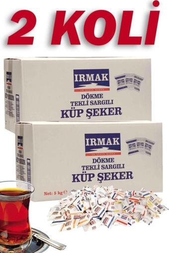 Irmak 2 Koli Tek Sargılı Hijyenik Küp Şeker 5 Kg X 2  10 kg