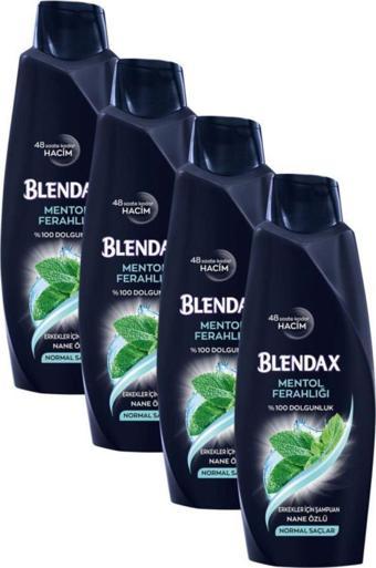 Blendax Erkekler Için Mentollü Şampuan 500 Ml X 4 Adet