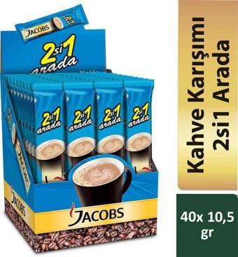 Jacobs 2'si 1 Arada Karışım Kahve 40'lı Kutu