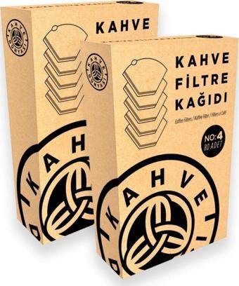 Kahve Dünyası Filtre Kahve Kağıdı 2 Adet 1x4 80'li