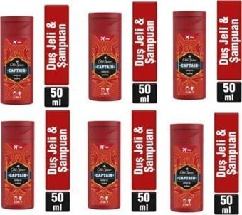 Old Spice Duş Jeli Şampuan 50 Ml 6x Adet