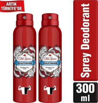 Old Spice Sprey Deodorant 150 ml Wolfthornx2