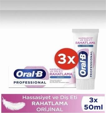 Oral-B Professional Hassasiyet Ve Rahatlama Diş Macunu 50 Ml 3 Adet