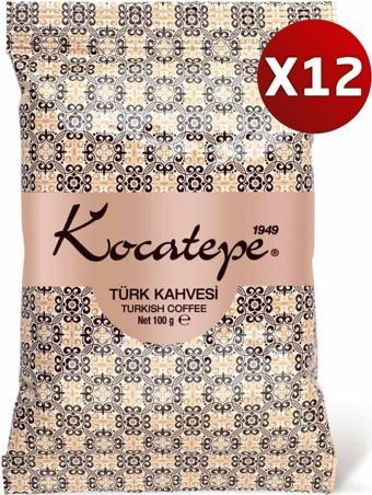 Kocatepe Kahve Kocatepe Türk Kahvesi 100 Gr Folyo 12'li Paket