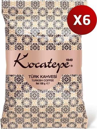 Kocatepe Kahve Kocatepe Türk Kahvesi 100 Gr Folyo 6'lı Paket