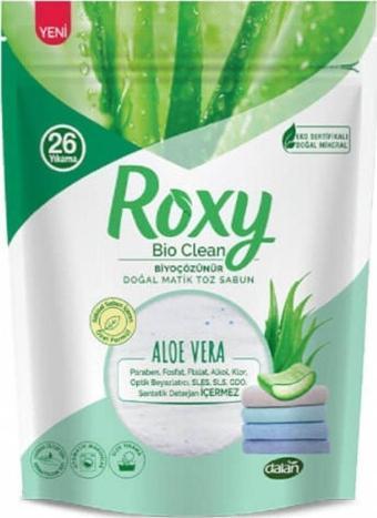 Dalan Roxy Bio Clean Doğal Matik Toz Sabun Aloe Vera 800 Gr