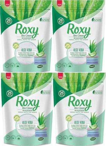 Dalan Roxy Bio Clean Doğal Matik Toz Sabun Aloe Vera 800 Gr 4 Adet