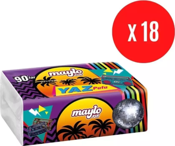 Maylo Puf Mendil 150 Yaprak 18'li Paket