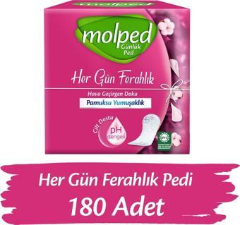 Molped Her Gün Ferah Günlük Pedi 180 Adet