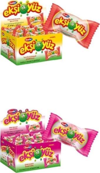 Saadet Ekşiyüz Sakız 2'li Set 700 gr Tutti Frutti - Çilek