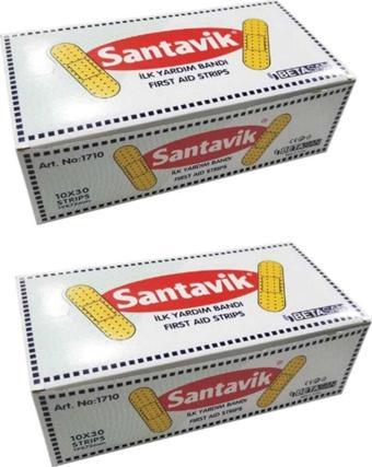 Santavik Yara Bandı 10'lu X 30 Adet 2 Paket 8547569842