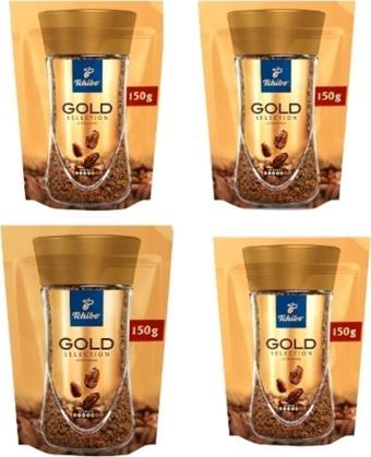 Tchibo Gold Selection Çözünebilir Kahve Ekonomik Paket 150g Dörtlü (150g X 4 Adet)