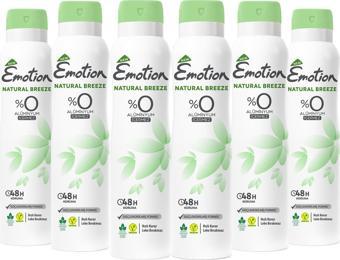 Emotion Natural Breeze Deodorant 6x150ml