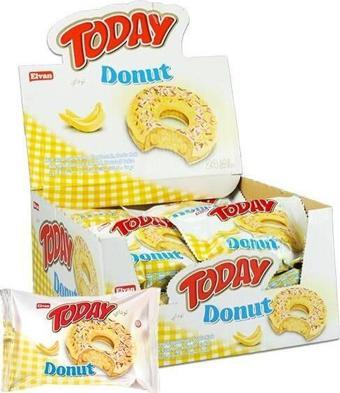 Elvan Today Donut Muzlu Kek 40 gr 24'lü